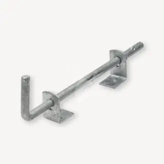 Grondgrendel incl. geleiders | verzinkt | lengte 40 cm