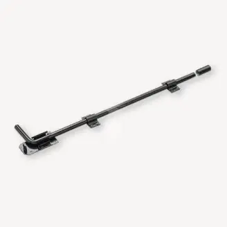 Grondgrendel incl. geleiders | zwart gecoat | lengte 60 cm
