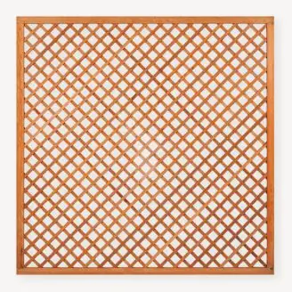 Trellisscherm hardhout Diagonaal