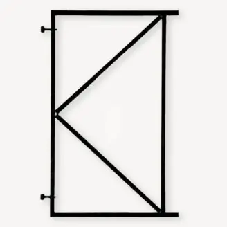 Tuindeur frame zwart