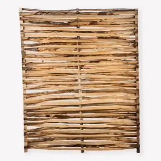 Kastanje vlechtscherm