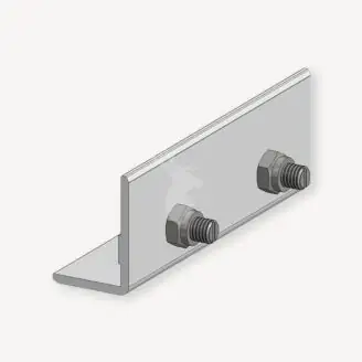 Aslon koppelstuk voor alu onderligger 4x4 cm | per st.