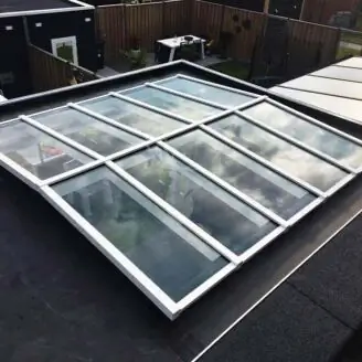 Lichtstraat zadeldak | glas