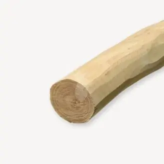 FSC Robinia paal | spintvrij geschuurd | 12-14 cm