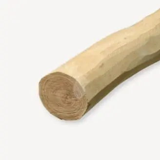 FSC Robinia paal | spintvrij geschuurd | 14-16 cm