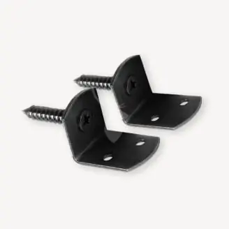 Schermsteunen | zwart gecoat | per stuk
