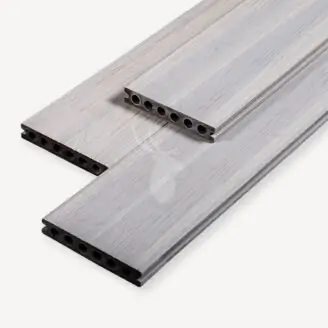 Fiberdeck vlonderplank Premium | Light Grey | 13,8 cm