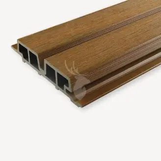 Fiberdeck composiet double WEO60 | 3,3x17 | teak brown