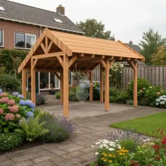 Douglas kapschuur Linge XXL1 | douglas onbehandeld | 447x444 cm