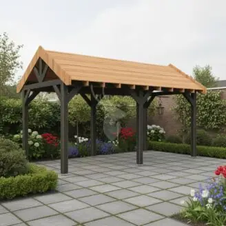 Douglas zadeldak Regge XL2 | douglas zwart | 547x344 cm