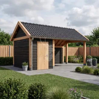 Kapschuur | hout | 500x300 cm