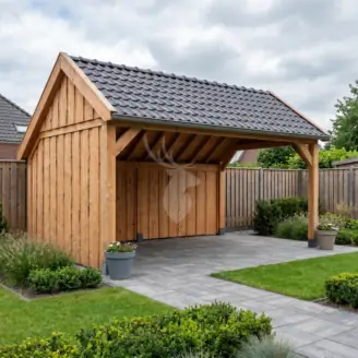 Kapschuur | hout | 500x300 cm