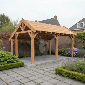 Douglas kapschuur Linge XXL2 | douglas onbehandeld | 547x444 cm