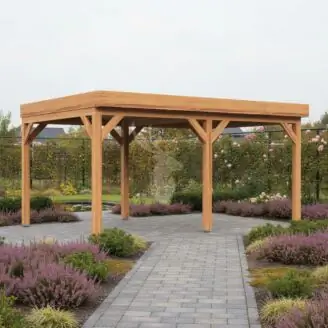 Douglas overkapping IJssel XXL2 | douglas blank onbehandeld | 547x405 cm