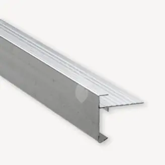 Daktrim aluminium recht 45x45 mm | Lengte 250 cm