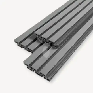 Duofuse composiet rabatdeel triple | stone grey