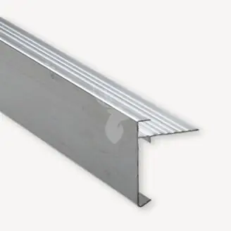 Daktrim aluminium recht 60x64 mm | Lengte 250 cm