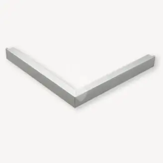 Daktrim buitenhoek recht 45x45 mm | Lengte 100 (50/50) cm