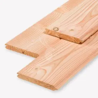 Douglas dakbeschot | geschaafd | 1,8x14,5 cm