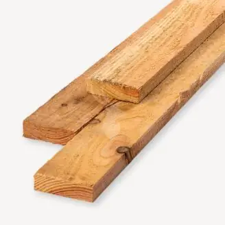 Douglas lat | ruw | blank | 2x7 cm