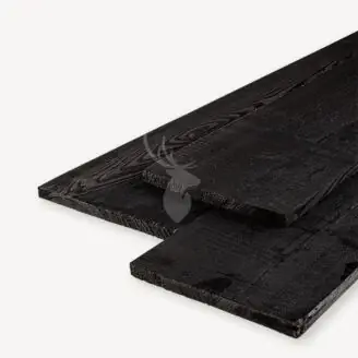 Douglas plank | zwart bandgezaagd | 2,5x30 cm