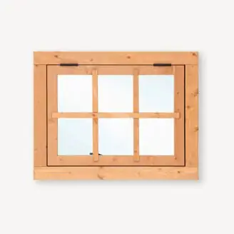 Douglas uitzetraam | 6-ruits | 70x90 cm