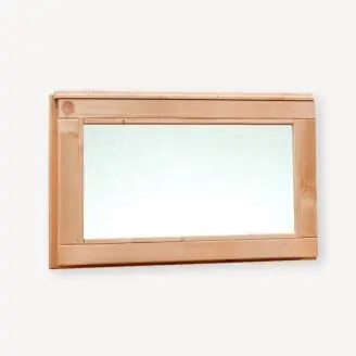 Douglas vast raam met melkglas | blank | 72x40 cm