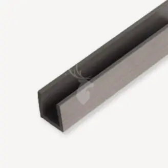 Duofuse composiet u-profiel | stone grey