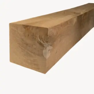 Eiken paal | 25x25 cm