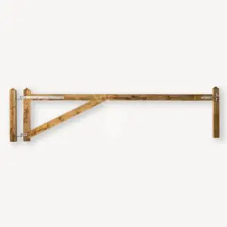 Slagboom poort | eiken | 400 cm | excl. palen