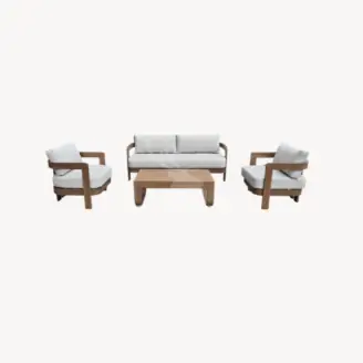 Elzen Deluxe loungeset | crème