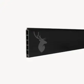 Fiberdeck composiet rabatdeel | Ebony Black