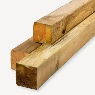 Vuren paal | geïmp. geschaafd | 8,8x8,8 cm