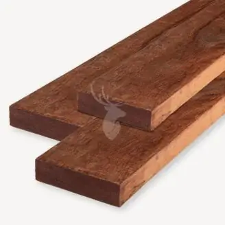 FSC Hardhouten balk | ruw | 6x20 cm