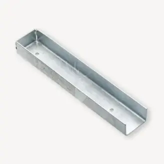 Hoek / Muurprofiel voor beton onderplaten | verzinkt | 26 cm