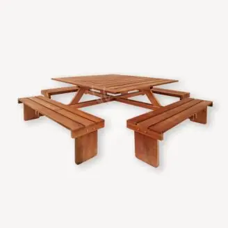 Team picknicktafel Blaricum | hardhout | 8 pers.