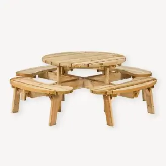 Ronde picknicktafel Barneveld