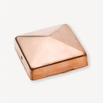 Paalkap piramide koper