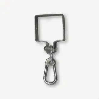 Schommelhaak voor vierkant hout | t.b.v. 8,8x8,8 cm