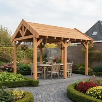 Douglas zadeldak Regge XL1 | douglas blank | 447x344 cm