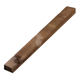 Aanslagligger tuindeur | bruin