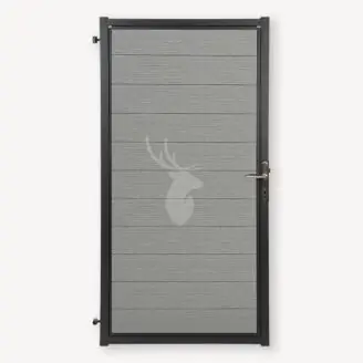 Tuindeur composiet Velufence | stone grey