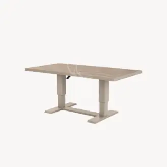 Velura verstelbare lounge-dining tuintafel | sand