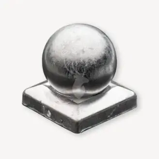 Paalkap bol verzinkt