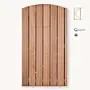 Toogdeur Privacy hardhout | geen doorkijk | verzinkt frame