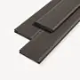 Duofuse vlonderplank Ribbel | Massief | Graphite Black | 14 cm