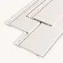 Kunststof gevelbekleding | classic sponning | creme wit