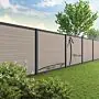 Velufence composiet schutting | Fiberdeck light grey