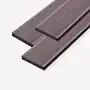 Duofuse vlonderplank Ribbel | Massief | Wenge Brown | 14 cm