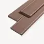 Duofuse vlonderplank Ribbel | Massief | Tropical Brown | 14 cm